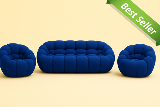Trio Premium SITRON : 1 canapé Chill + 2 fauteuils Relax
